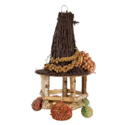 Esschert Vogelhangerhuisje Berken Met Voer 10 Esschert Vogelhangerhuisje Berken Met Voer -Bijzondere Tuin Verkoop FB851 05