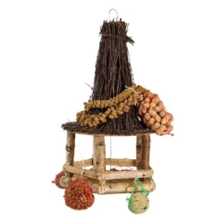 Esschert Vogelhangerhuisje Berken Met Voer 11 Esschert Vogelhangerhuisje Berken Met Voer -Bijzondere Tuin Verkoop FB851 06