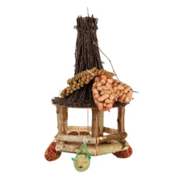 Esschert Vogelhangerhuisje Berken Met Voer 12 Esschert Vogelhangerhuisje Berken Met Voer -Bijzondere Tuin Verkoop FB851 07