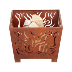 Esschert Vuurkorf Vierkant Roest S