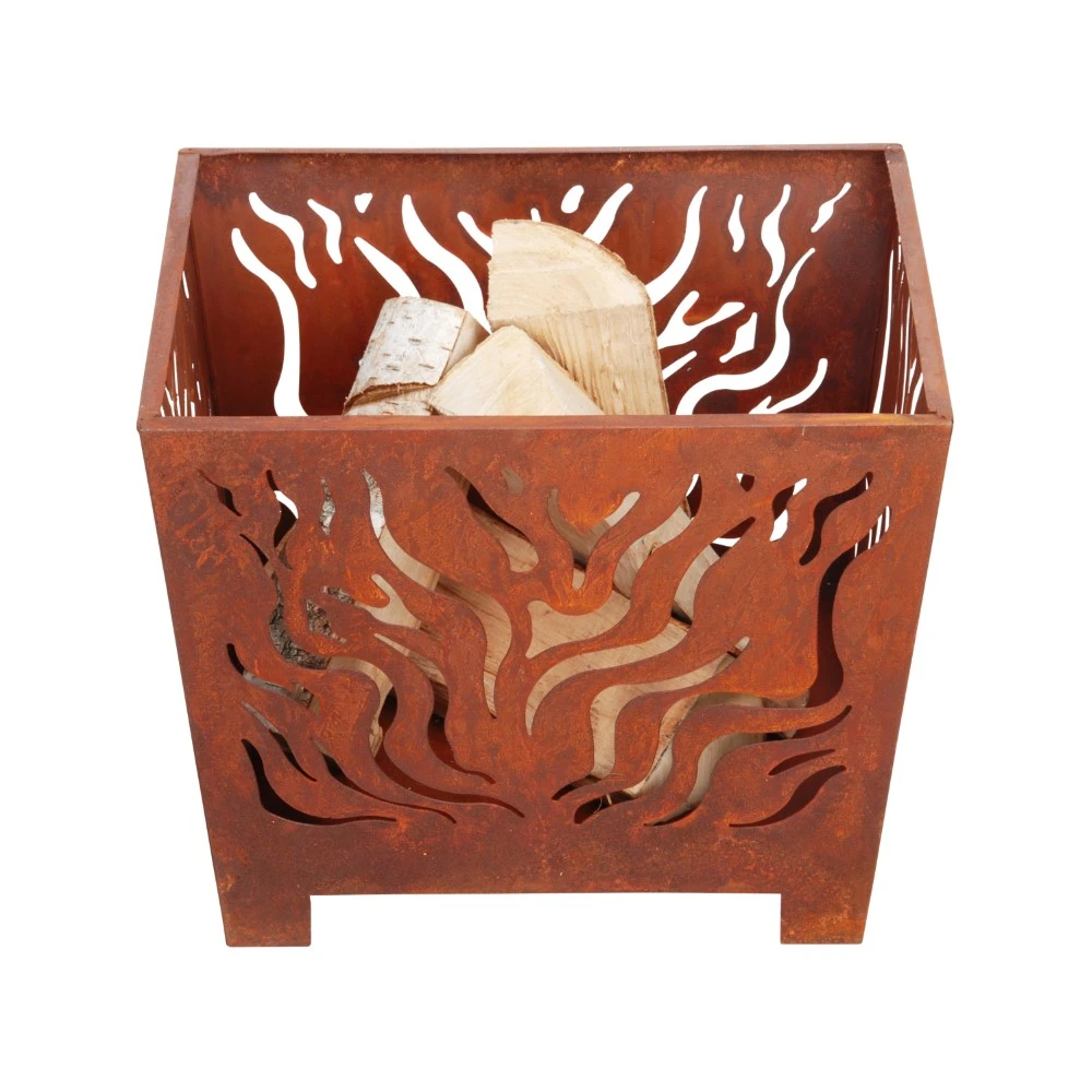 Esschert Vuurkorf Vierkant Roest S 1 Esschert Vuurkorf Vierkant Roest S