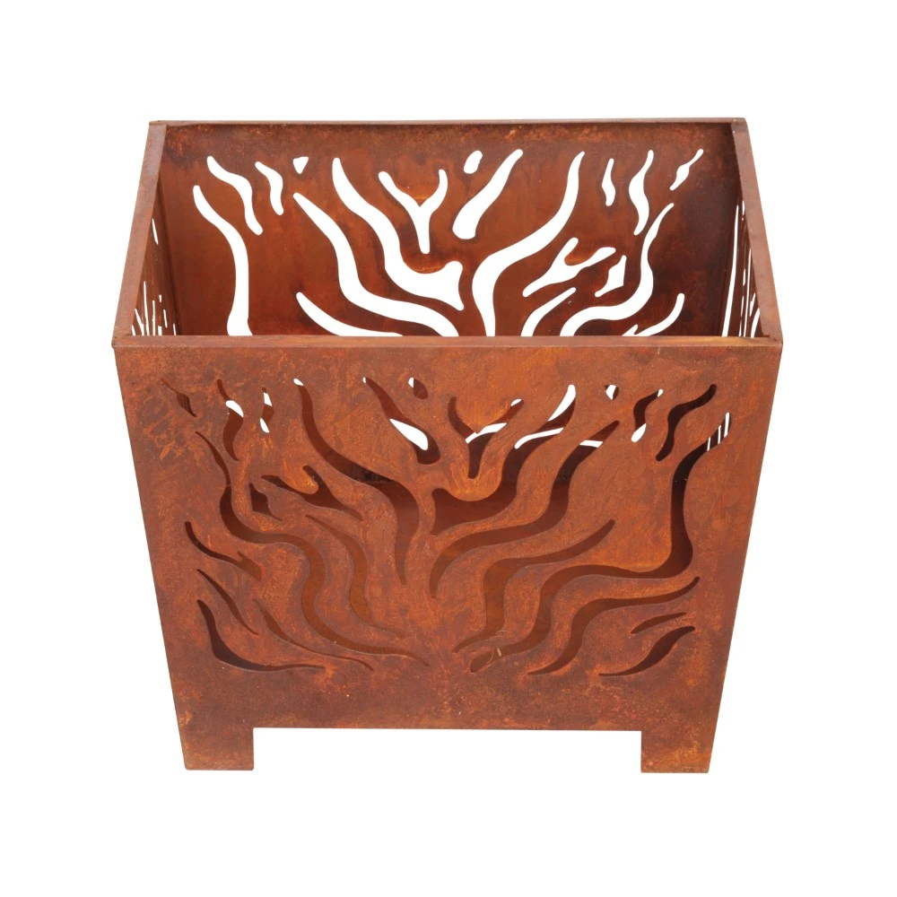 Esschert Vuurkorf Vierkant Roest S 2 Esschert Vuurkorf Vierkant Roest S - Afbeelding 2