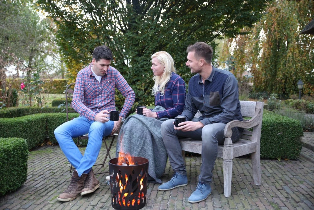 Esschert Vuurkorf Zweedse Fakkel Roest 4 Esschert Vuurkorf Zweedse Fakkel Roest - Afbeelding 4