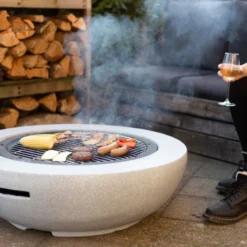 Esschert Vuurschaal BBQ Magnesium Oxide L -Bijzondere Tuin Verkoop FF445 mood 03