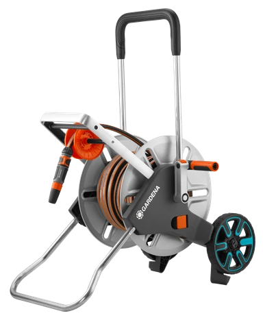Gardena Metalen Slangenwagen Easy Set AquaRoll M Incl. 25m Slang 1 Gardena Metalen Slangenwagen Easy Set AquaRoll M Incl. 25m Slang