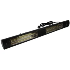 Stenda Terrasverwarmer Calor Sombra 3000 Watt | Terrasheater Zwart Met Afstandsbediening -Bijzondere Tuin Verkoop Heater schuin 3