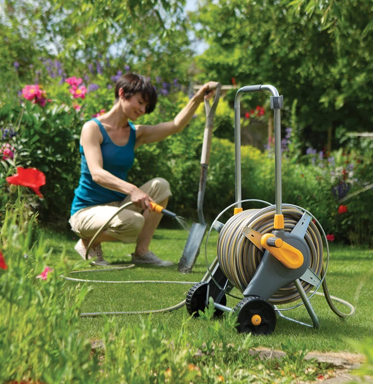 Hozelock Ultra Metal Cart Slangwagen Voor Maximaal 60 Meter Slang 2 Hozelock Ultra Metal Cart Slangwagen Voor Maximaal 60 Meter Slang - Afbeelding 2