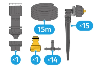 Hozelock Easy Drip Micro Druppelaar Startset 4 Hozelock Easy Drip Micro Druppelaar Startset - Afbeelding 4