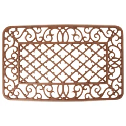 Esschert Deurmat Gietijzer Ruit 67x42 Cm