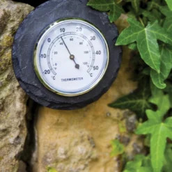 Esschert Thermometer Leisteen Rond 5 Esschert Thermometer Leisteen Rond -Bijzondere Tuin Verkoop LS226