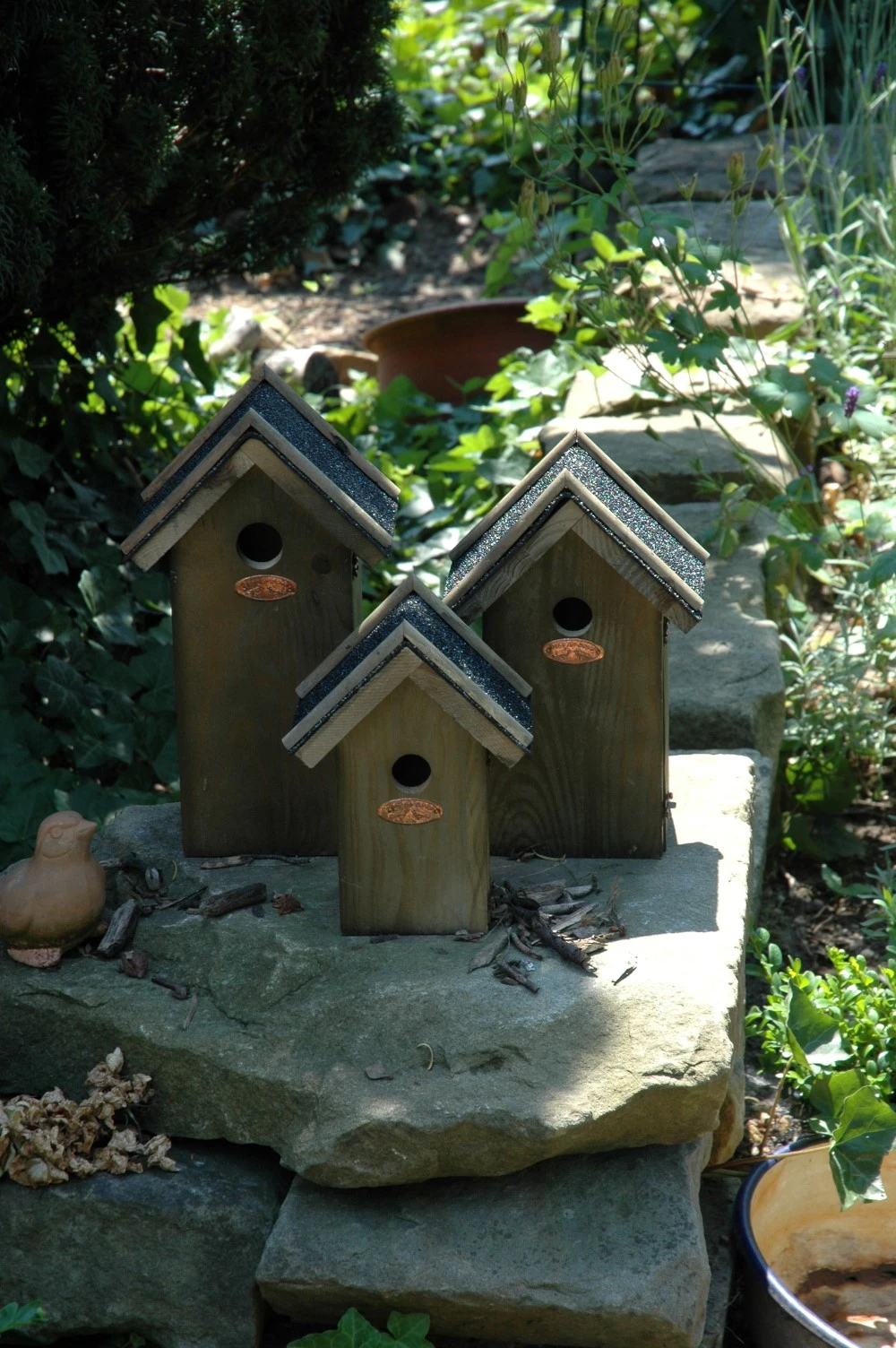 Esschert Vogelhuis Koolmees Bitum Dak 8 Esschert Vogelhuis Koolmees Bitum Dak - Afbeelding 8