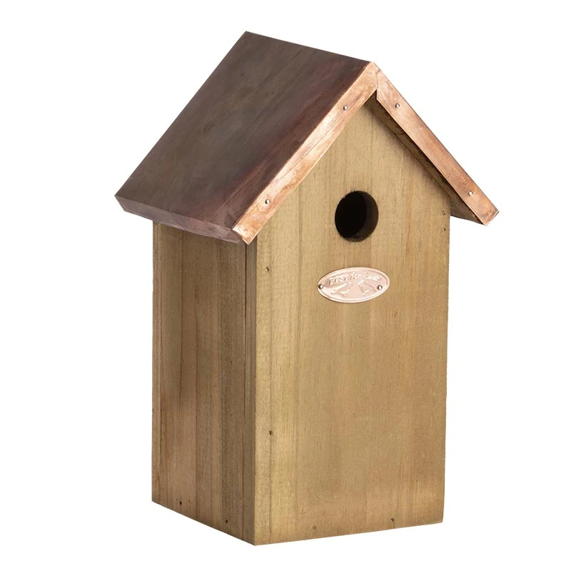 Esschert Nestkast Pimpelmees Koperen Dak 5 Esschert Nestkast Pimpelmees Koperen Dak - Afbeelding 5