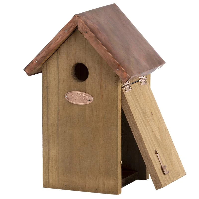 Esschert Nestkast Pimpelmees Koperen Dak 7 Esschert Nestkast Pimpelmees Koperen Dak - Afbeelding 7