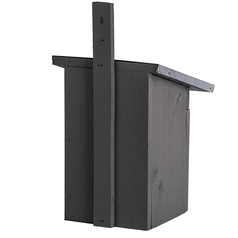 Esschert Vogelhuis Koolmees Grijs 4 Esschert Vogelhuis Koolmees Grijs - Afbeelding 4