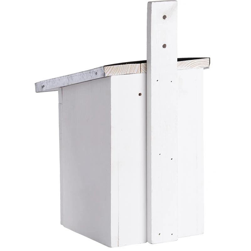 Esschert Vogelhuis Koolmees Wit 2 Esschert Vogelhuis Koolmees Wit - Afbeelding 2