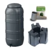 Harcostar Rainsaver Regenton 100 Liter Antraciet Met Vulautomaat En 3 Delige Voet