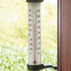 Esschert Thermometer Kozijn Gietijzer 7 Esschert Thermometer Kozijn Gietijzer -Bijzondere Tuin Verkoop TH84 01 1
