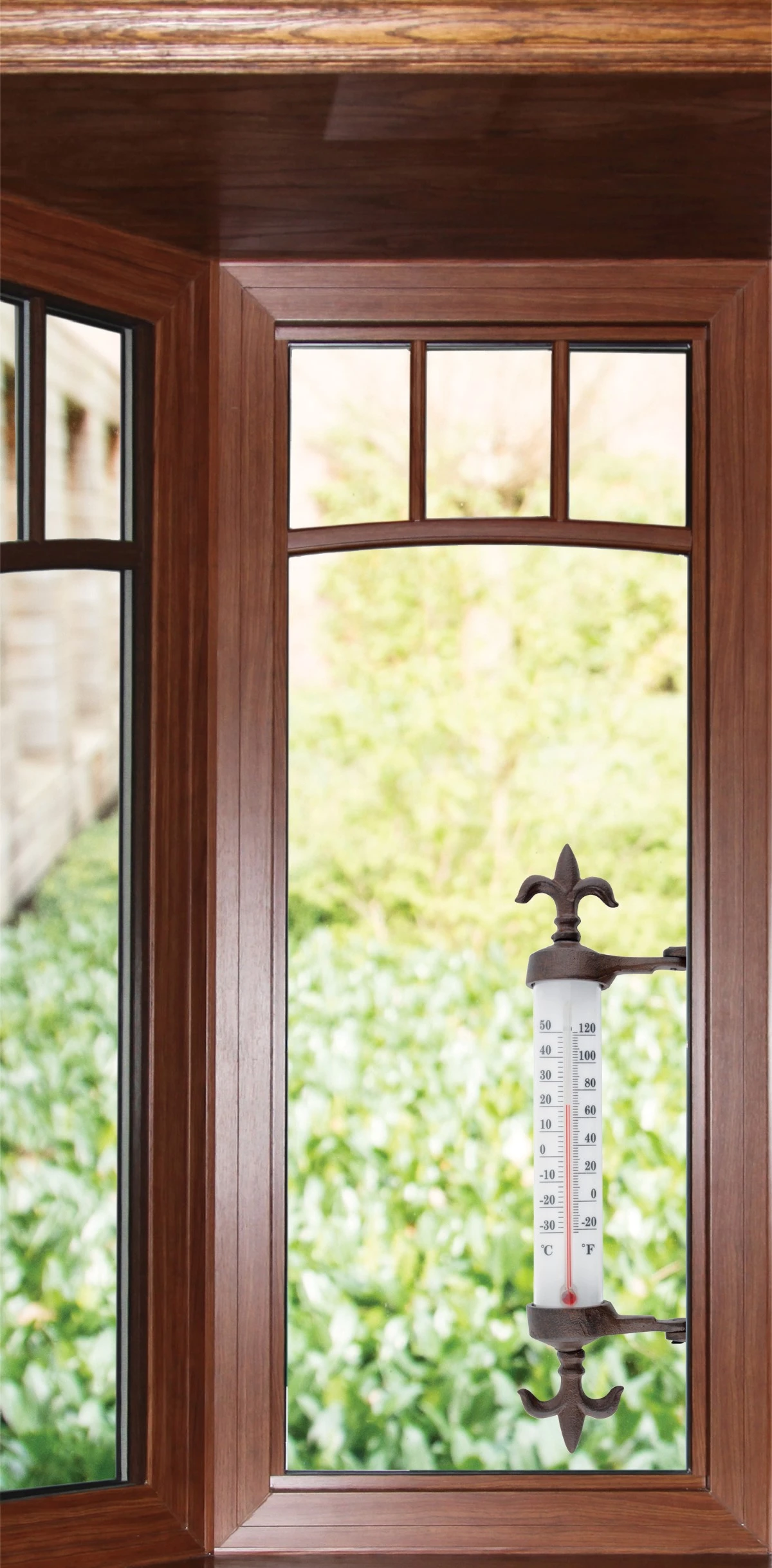 Esschert Thermometer Kozijn Gietijzer 3 Esschert Thermometer Kozijn Gietijzer - Afbeelding 3