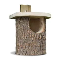 Vogelhuis Nestkast Voor Roodborstje Boomstam