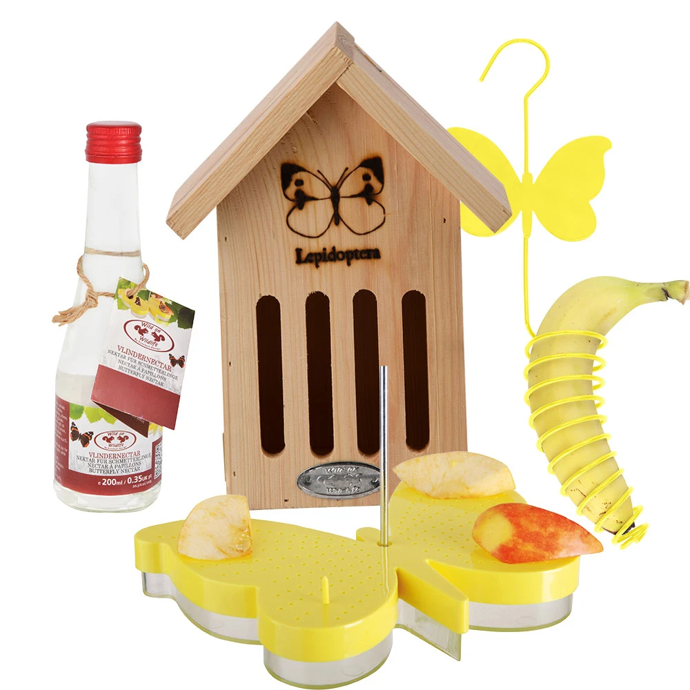 Esschert Insectenhotel Vlinderkast Set Met Nectar Voederschaal En Voederhouder 1 Esschert Insectenhotel Vlinderkast Set Met Nectar Voederschaal En Voederhouder