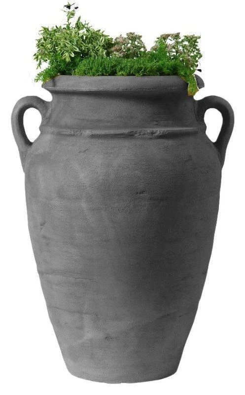 Design Regenton Muur Kruik Grijs 250 Liter 1 Design Regenton Muur Kruik Grijs 250 Liter