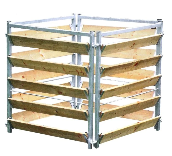 Compostbak Hout/Metaal 100 X 100 X 100 Cm 1 Compostbak Hout/Metaal 100 X 100 X 100 Cm