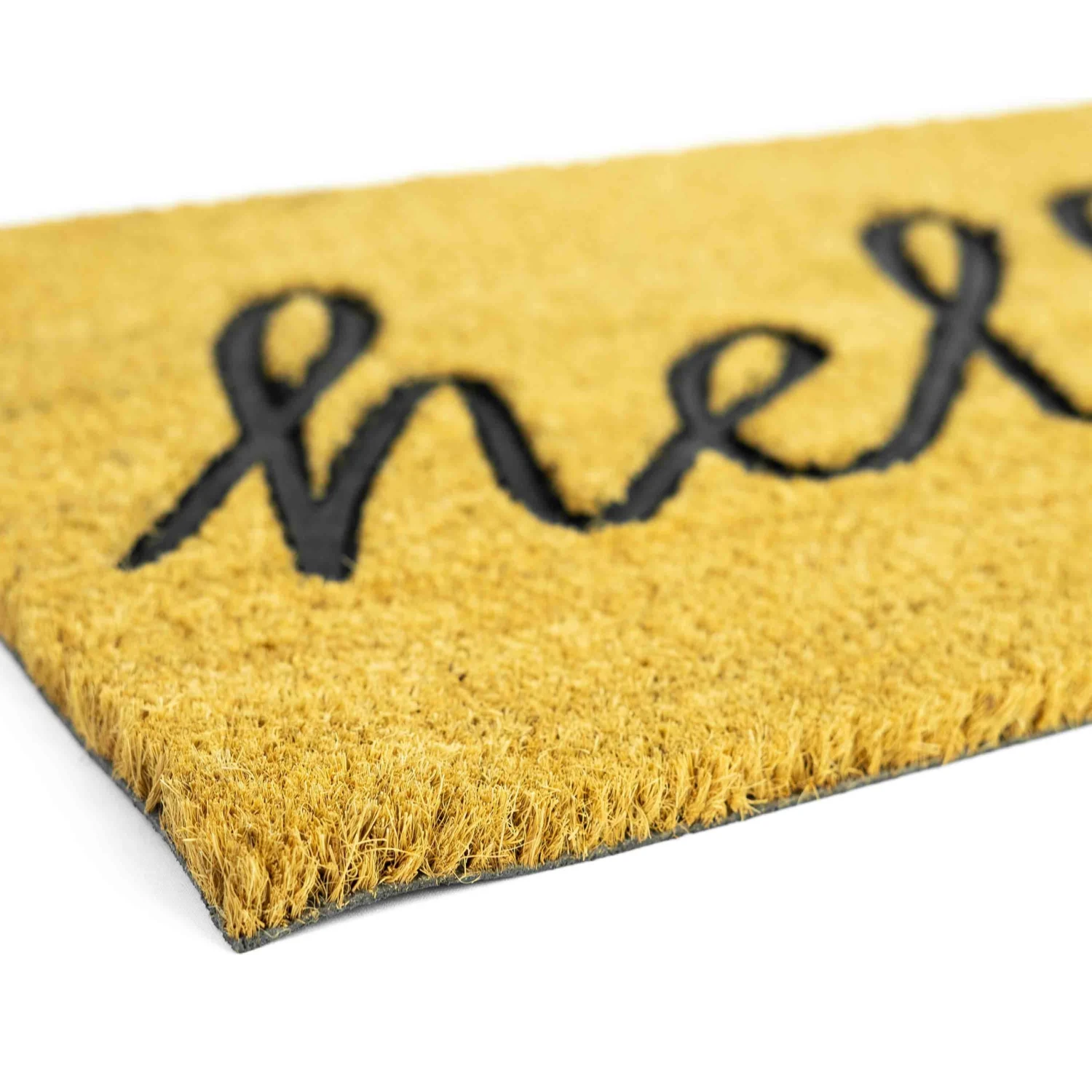 Deurmat Rubber Met Kokos Hello 39 X 60 Cm 2 Deurmat Rubber Met Kokos Hello 39 X 60 Cm - Afbeelding 2
