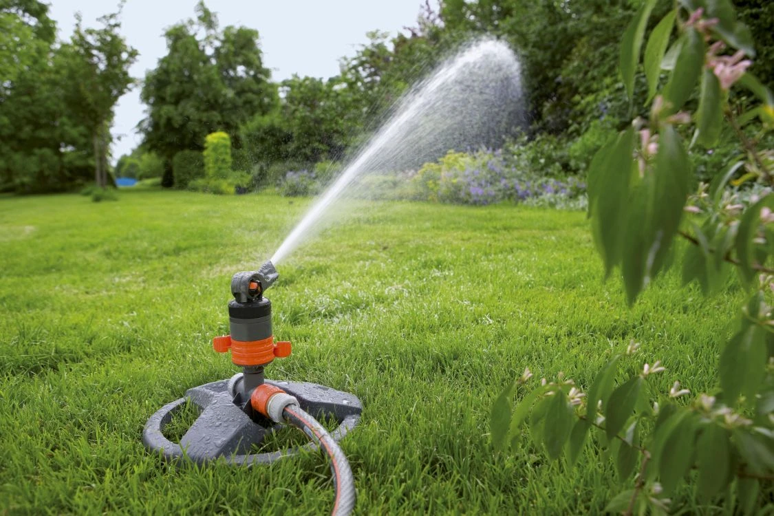 Gardena Turbinesproeier Comfort Met Slede 2 Gardena Turbinesproeier Comfort Met Slede - Afbeelding 2