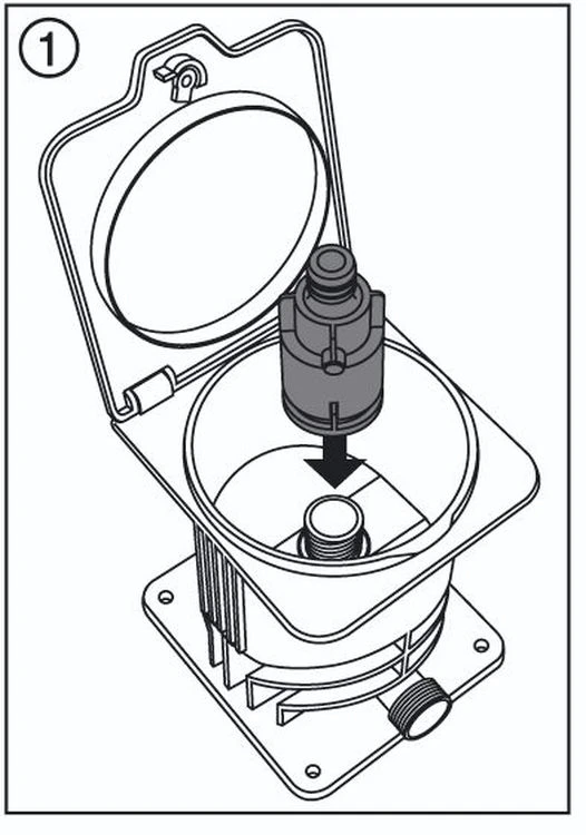 Gardena Waterstekker Met Terugslagklep 2 Gardena Waterstekker Met Terugslagklep - Afbeelding 2