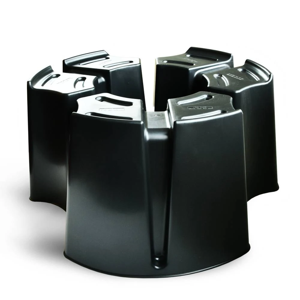 Harcostar Regentonvoet Zwart 3-delig Tbv Harco 114/168/227 1 Harcostar Regentonvoet Zwart 3-delig Tbv Harco 114/168/227