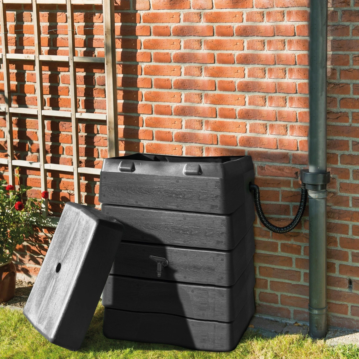 Nature Regenton Muurtank 168 Liter 2 Nature Regenton Muurtank 168 Liter - Afbeelding 2