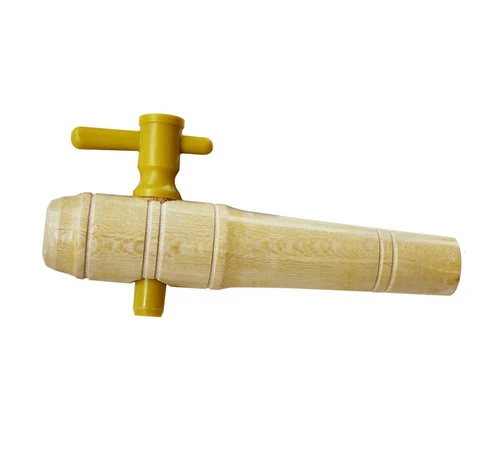 Houten Regenton Kraan Circa ø 32mm - Nr. 5 1 Houten Regenton Kraan Circa ø 32mm - Nr. 5