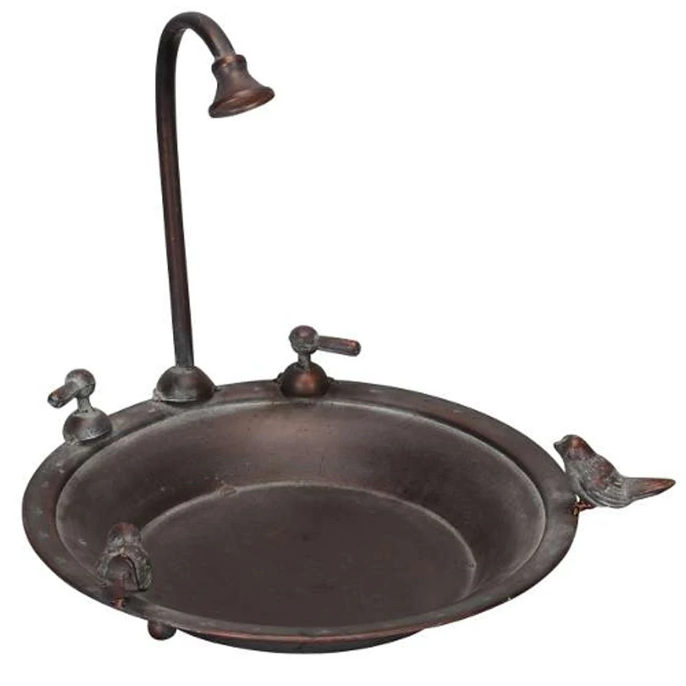 Vogelbad Vogelbad Kraan ø 33 Cm Metaal 1 Vogelbad Vogelbad Kraan ø 33 Cm Metaal