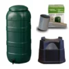 Harcostar Rainsaver Regenton 100 Liter Groen Met Vulautomaat En Hele Voet