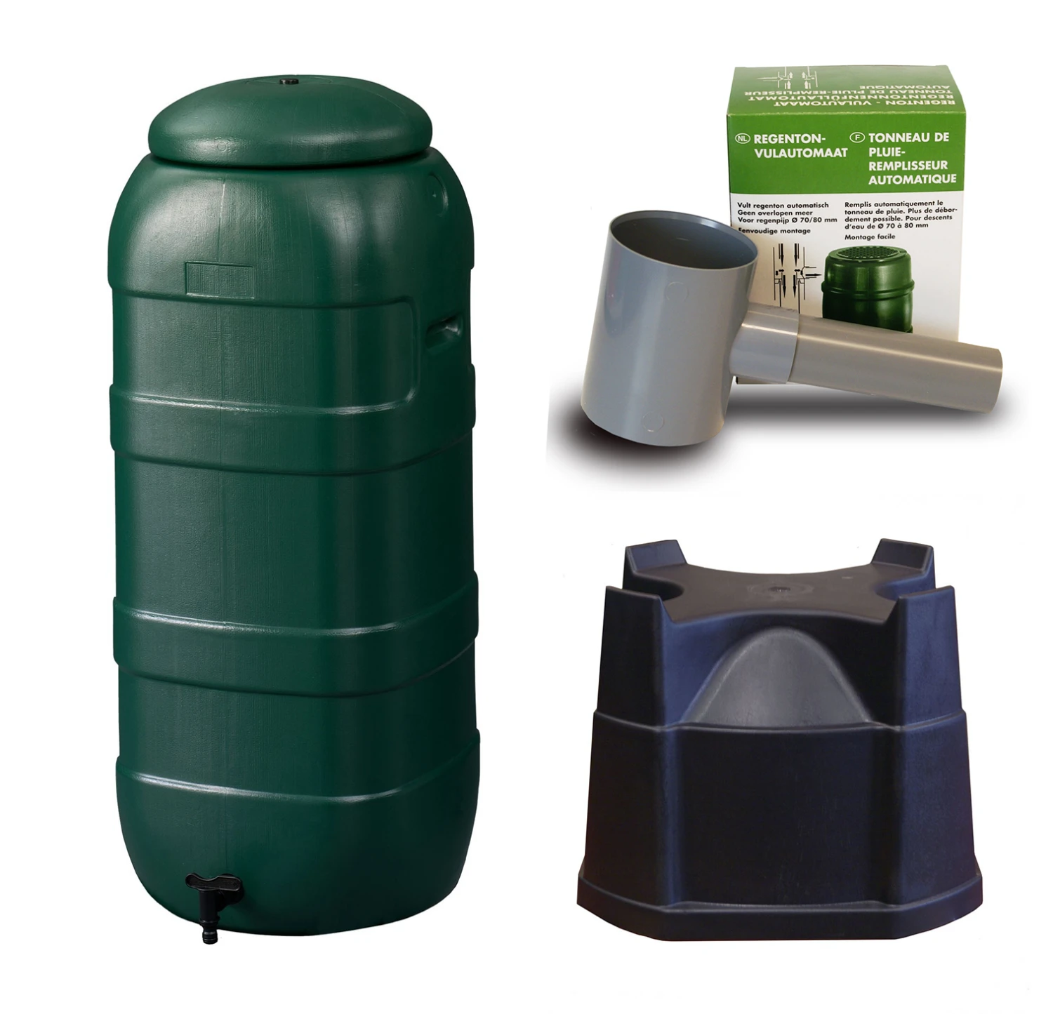 Harcostar Rainsaver Regenton 100 Liter Groen Met Vulautomaat En Hele Voet 1 Harcostar Rainsaver Regenton 100 Liter Groen Met Vulautomaat En Hele Voet