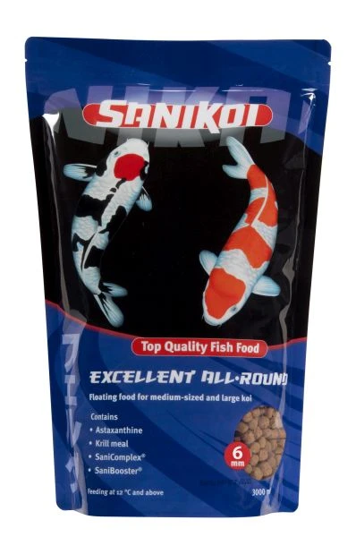 SaniKoi Visvoer Excellent All Round 6 Mm 3 Liter 1 SaniKoi Visvoer Excellent All Round 6 Mm 3 Liter