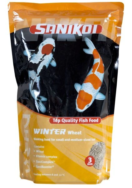 SaniKoi Visvoer Winter Wheat Germ 3 Mm 3000 Ml 1 SaniKoi Visvoer Winter Wheat Germ 3 Mm 3000 Ml