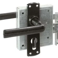 Poortslot Met Gietijzeren Beslag