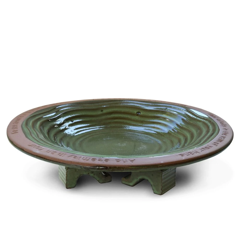 Vogelbad Echo Groen 1 Vogelbad Echo Groen